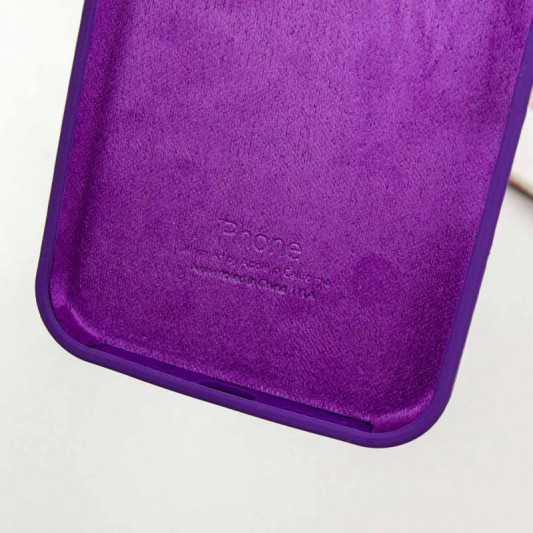 Чехол Silicone Case Full Protective (AA) для Apple iPhone 16 Plus (6.7") Фиолетовый / Amethyst - изображение 7
