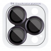Защитное стекло Metal Classic на камеру (в упак.) для Apple iPhone 16 Pro (6.3") / 16 Pro Max (6.9"), Черный / Black