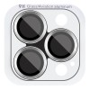 Захисне скло Metal Classic на камеру (в упак.) Apple iPhone 16 Pro (6.3") / 16 Pro Max (6.9"), Срібний / Silver