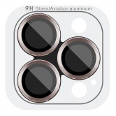 Защитное стекло Metal Classic на камеру (в упак.) для Apple iPhone 16 Pro (6.3 дюйма) / 16 Pro Max (6.9 дюйма) Золотой / Desert Gold