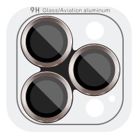 Захисне скло Metal Classic на камеру (у упак.) для Apple iPhone 16 Pro (6.3") / 16 Pro Max (6.9") Золотий / Desert Gold