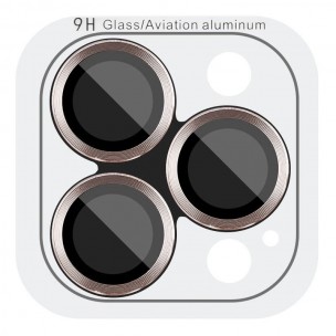 Защитное стекло Metal Classic на камеру (в упак.) для Apple iPhone 16 Pro (6.3