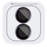 Захисне скло Metal Classic на камеру (у упак.) для Apple iPhone 16 (6.1") / 16 Plus (6.7") Чорний / Black