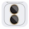 Захисне скло Metal Classic на камеру (в упак.) Apple iPhone 16 (6.1") / 16 Plus (6.7"), Золотий / Gold