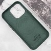 Шкіряний чохол Leather Case (AAA) з MagSafe and Animation для Apple iPhone 16 Pro Max (6.9"), Green