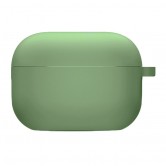 Силиконовый футляр с микрофиброй для наушников Airpods 4 Мятный / Mint Силиконовый футляр с микрофиброй для наушников Airpods 4 Мятный / Mint