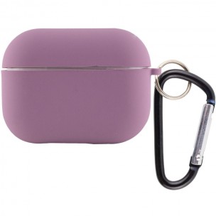 Силиконовый футляр с микрофиброй для наушников Airpods 4 Лиловый / Lilac Pride Силиконовый футляр с микрофиброй для наушников Airpods 4 Лиловый / Lilac Pride
