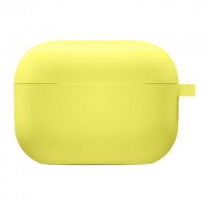 Силиконовый футляр с микрофиброй для наушников Airpods 4 Желтый / Bright Yellow Силиконовый футляр с микрофиброй для наушников Airpods 4 Желтый / Bright Yellow