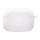 Силиконовый футляр с микрофиброй для наушников Airpods 4 Белый / White