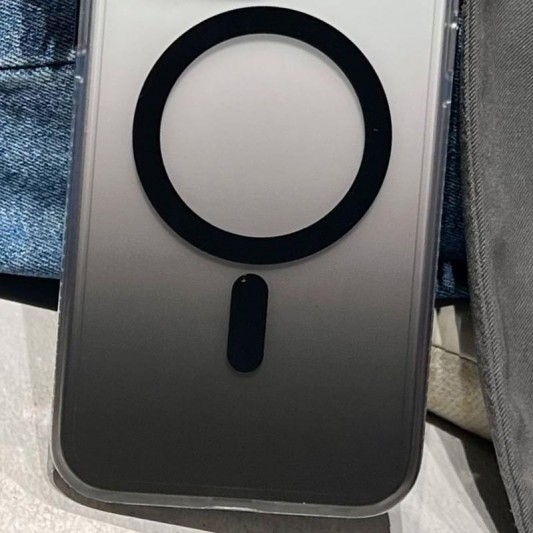 Чохол TPU+PC Shadow with MagSafe для Apple iPhone 15 (6.1") Black - зображення 2 