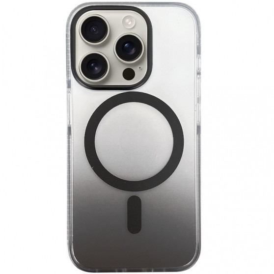 Чехол TPU+PC Shadow with MagSafe для Apple iPhone 15 Pro Max (6.7"), Gray