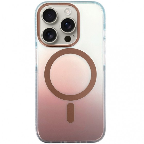 Чохол TPU+PC Shadow with MagSafe для Apple iPhone 16 Pro Max (6.9"), Rose Gold