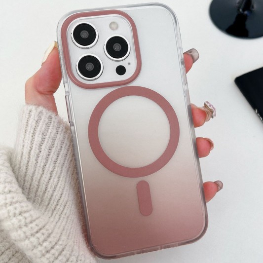 Чехол TPU+PC Shadow with MagSafe для Apple iPhone 16 Pro Max (6.9"), Rose Gold - изображение 1