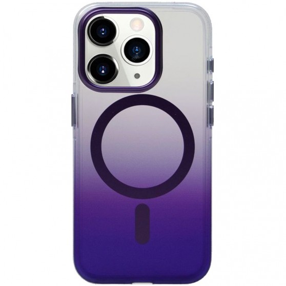 Чохол TPU+PC Shadow with MagSafe для Apple iPhone 14 Pro (6.1") Purple