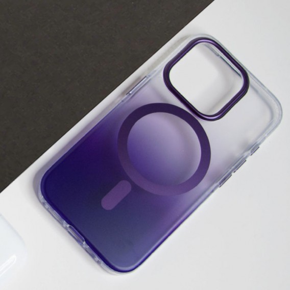 Чохол TPU+PC Shadow with MagSafe для Apple iPhone 14 Pro (6.1"), Purple