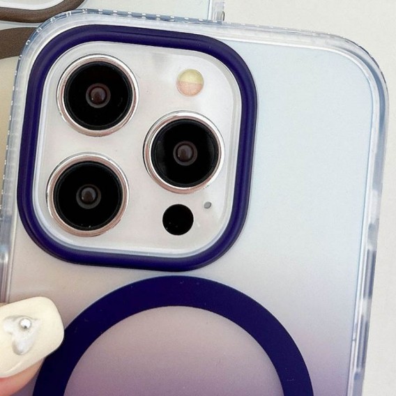 Чохол TPU+PC Shadow with MagSafe для Apple iPhone 14 Pro Max (6.7"), Purple