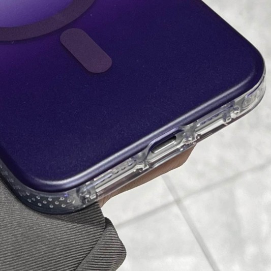 Чехол TPU+PC Shadow with MagSafe для Apple iPhone 14 Pro Max (6.7"), Purple - изображение 3