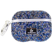 TPU чохол Bling World Rock Diamond для навушників AirPods 4 Синій