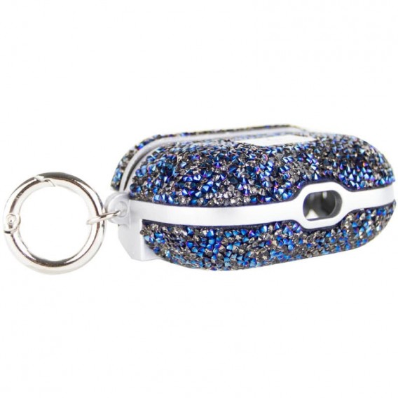 TPU чохол Bling World Rock Diamond для навушників AirPods 4, Синій