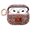 TPU чехол Bling World Rock Diamond для наушников AirPods 4, Розовый