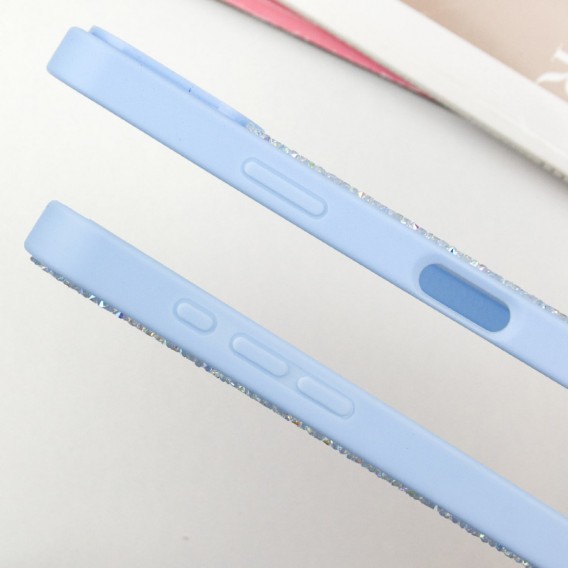 TPU чохол Bling World Rock Diamond with MagSafe для Apple iPhone 16 Pro Max (6.9"), Light blue
