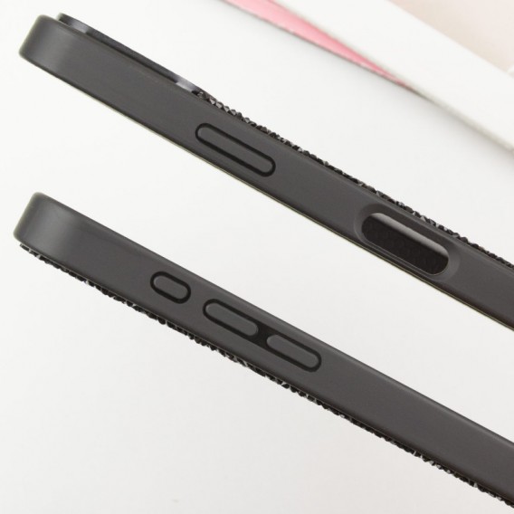 TPU чехол Bling World Rock Diamond with MagSafe для Apple iPhone 16 Pro Max (6.9"), Black