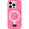TPU чехол Bling World Rock Diamond with MagSafe для Apple iPhone 16 Pro (6.3"), Rose
