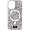 TPU чохол Bling World Rock Diamond with MagSafe для Apple iPhone 16 (6.1"), Silver