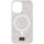 TPU чехол Bling World Rock Diamond with MagSafe для Apple iPhone 16 (6.1") White