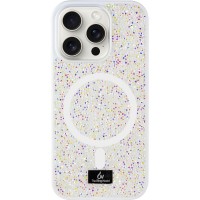 TPU чехол Bling World Rock Diamond with MagSafe для Apple iPhone 15 Pro Max (6.7"), White