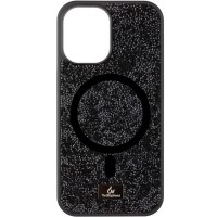 TPU чохол Bling World Rock Diamond with MagSafe для Apple iPhone 12 Pro Max (6.7") Black