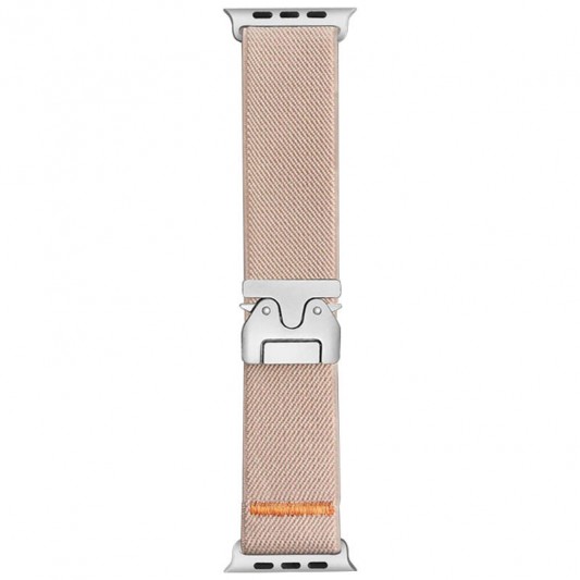 Ремінець Nylon New Design для Apple Watch 42(ser.1-3)/44/45/46/49mm Biege