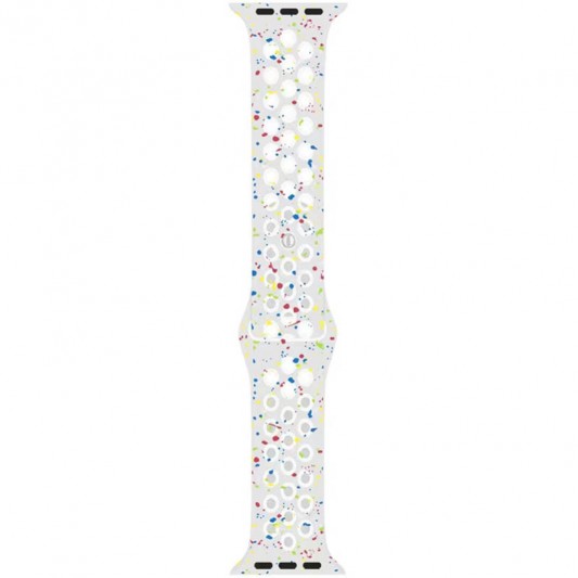 Ремешок Nike Sport Band для Apple Watch 38/40/41/42mm(ser.10) Pure Platinum