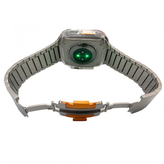 Ремешок Steel для Apple Watch 38/40/41/42mm(ser.10) (140-190mm) Steel - изображение 1