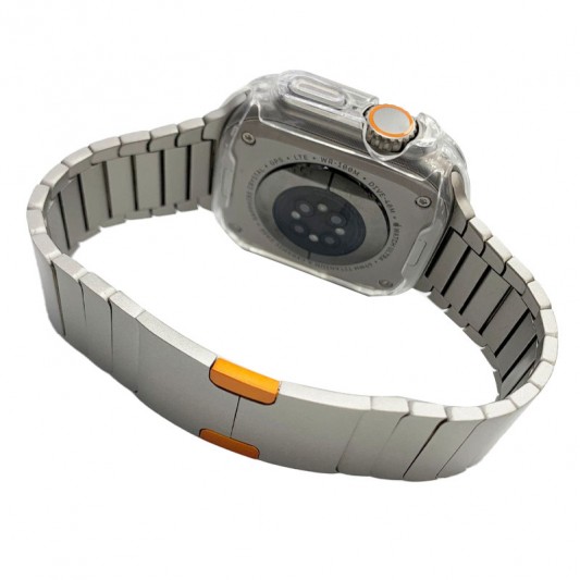 Ремешок Steel для Apple Watch 38/40/41/42mm(ser.10) (140-190mm) Silver - изображение 2