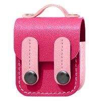Кожаный футляр Briefcase для наушников AirPods 1/2 Pink