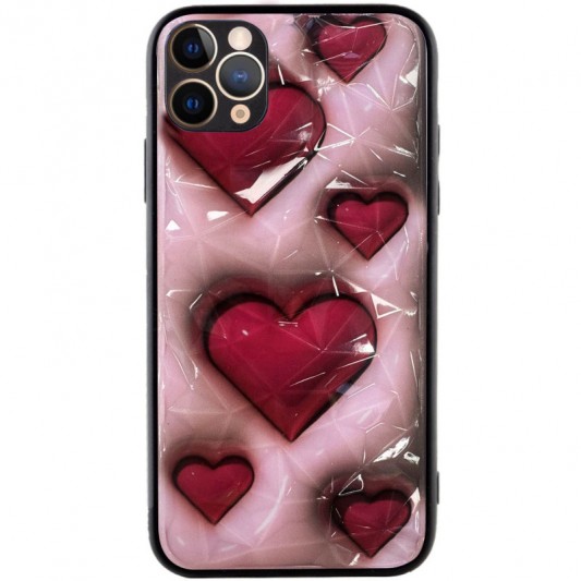 TPU+PC чохол Prisma Plushie для Apple iPhone 11 Pro (5.8") Hearts - зображення 1 