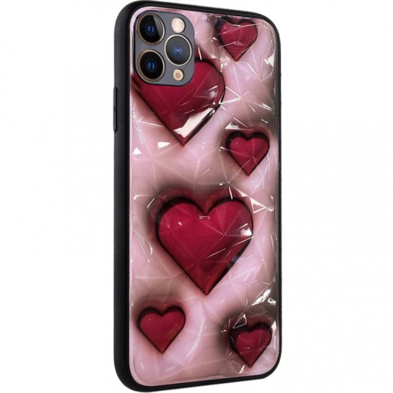 TPU+PC чохол Prisma Plushie для Apple iPhone 11 Pro Max (6.5") Hearts