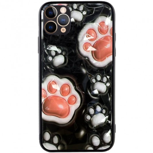TPU+PC чохол Prisma Plushie для Apple iPhone 12 Pro (6.1") Paws - зображення 1 
