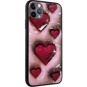 TPU+PC чохол Prisma Plushie для Apple iPhone 12 Pro Max (6.7") Hearts TPU+PC чохол Prisma Plushie для Apple iPhone 12 Pro Max (6.7") Hearts