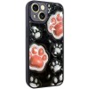 TPU+PC чехол Prisma Plushie для Apple iPhone 14 (6.1"), Paws