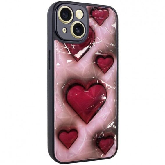 TPU+PC чехол Prisma Plushie для Apple iPhone 15 (6.1"), Hearts