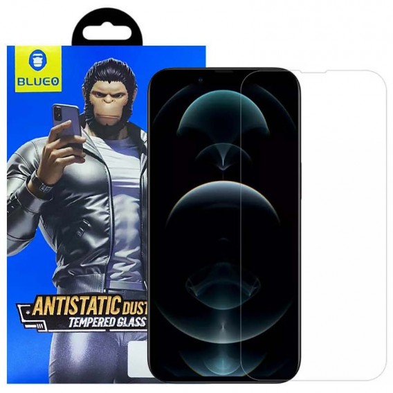 Захисне 2.5D скло Blueo Full Cover HD Clear для Apple iPhone 14 Pro (6.1") Прозрачное