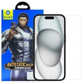 Захисне 2.5D скло Blueo Full Cover HD Clear для Apple iPhone 15 Pro Max (6.7") Прозрачное