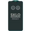 Защитное стекло SKLO 5D Privacy (тех.пак) для Apple iPhone 16 Pro (6.3 дюйма) Черный