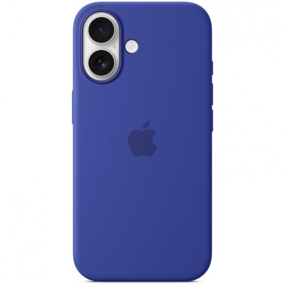 Чохол Silicone case (AAA) з Magsafe and Animation (button) для Apple iPhone 16 (6.1"), Ultramarine