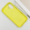 Чохол Silicone case (AAA) with Magsafe and Animation (button) для Apple iPhone 16 (6.1") Star Fruit