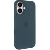 Чохол Silicone case (AAA) with Magsafe and Animation (button) для Apple iPhone 16 (6.1") Lake Green