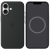 Чохол Silicone case (AAA) with Magsafe and Animation (button) для Apple iPhone 16 (6.1"), Black
