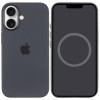 Чохол Silicone case (AAA) with Magsafe and Animation (button) для Apple iPhone 16 (6.1"), Black